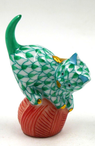 Lovely herend porcelain green - porcelain,