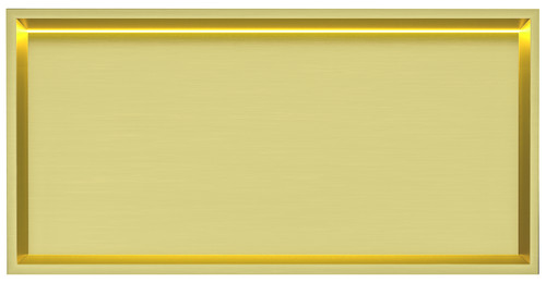 Brushed brass illuminated - brushed, brass.