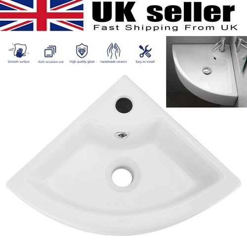Small quarter corner basin - small,