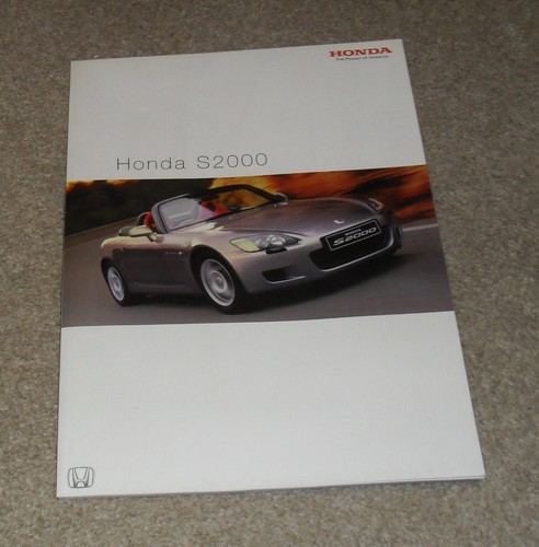 Honda s2000 brochure 2002 - brochure,