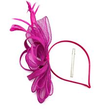 Ladies Feather Aliceband / Beak Clip Fascinator Royal Ascot Weddings Headband