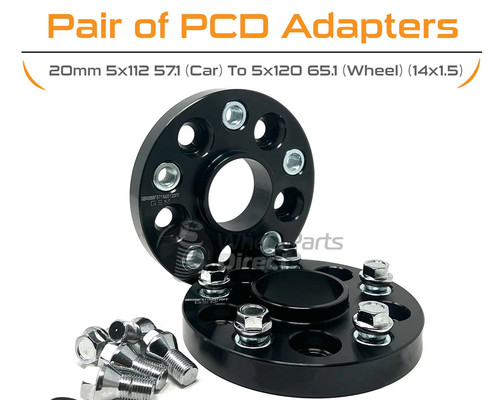 Pcd adapters 5x112 to - 5x112,