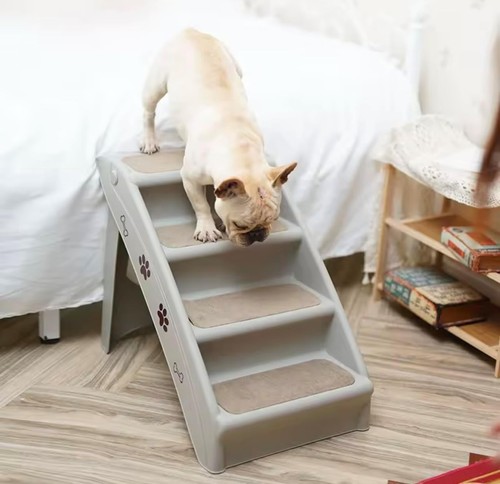Dog pet folding stairs plastic - stairs,