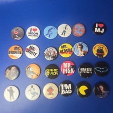 Vintage Badges Pins Buttons