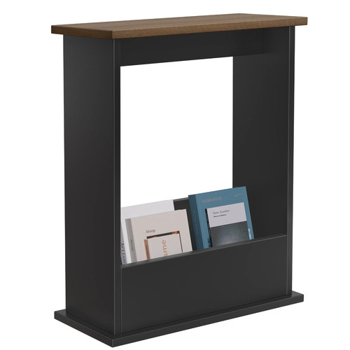 Slim side table with - table, storage