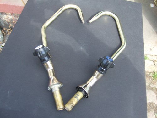 Vintage brass kitchen sink - vintage,