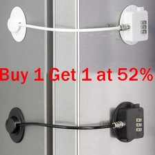 Safety Refrigerator Freezer Door Lock Strong Adhesive Baby Child Proof  Code