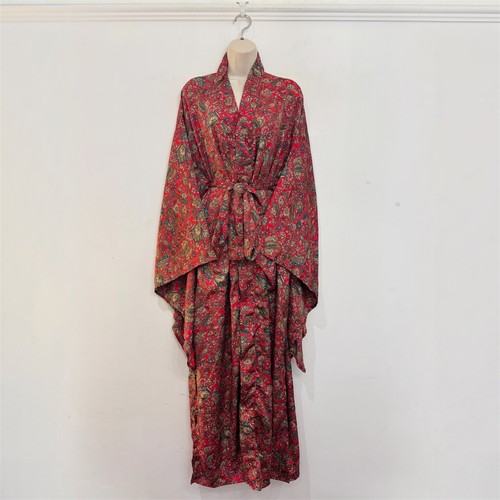 Recycled sari silk long - sari,