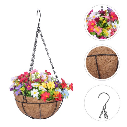 Hanging basket flowers - hanging,