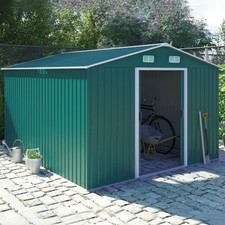 12x10 FT Steel Storage Shed