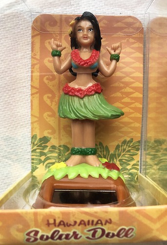 Dashboard hula girl doll solar - girl,