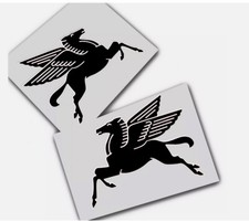 Mobil pegasus gas oil  decals