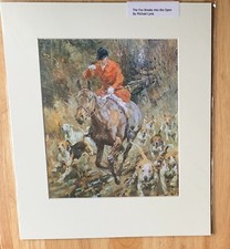 THE FOX BREAKS INTO THE OPEN -