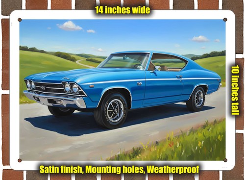 Metal sign 1969 - sign, chevrolet