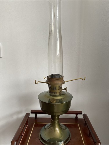 Vintage aladdin brass oil lamp - oil,