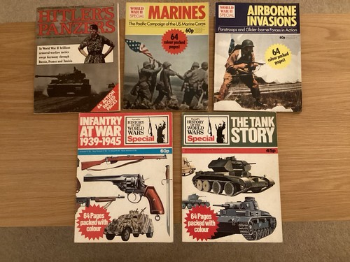 Vintage 1970s ww2 magazines - vintage,