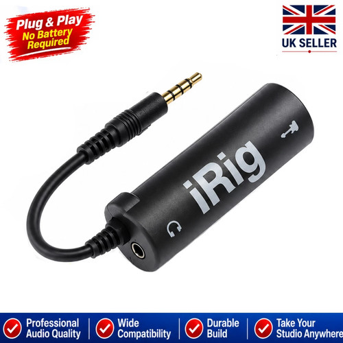 Irig guitar adapter audio - irig,