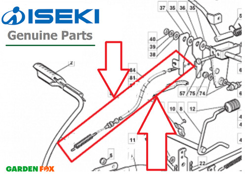 Genuine iseki cm7013 - iseki, on