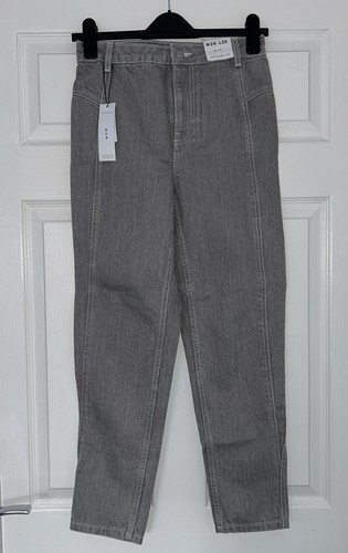 Bnwt topshop grey denim seam - denim,