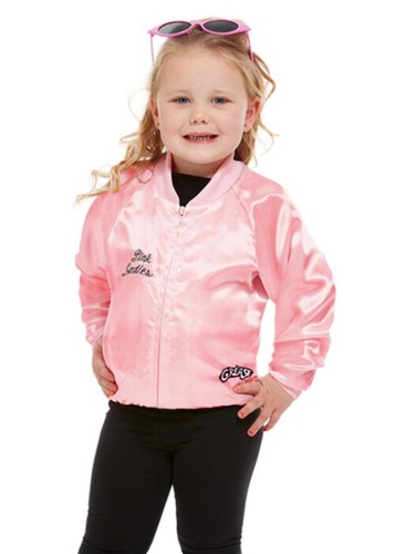 Kids 50s pink lady jacket - pink,