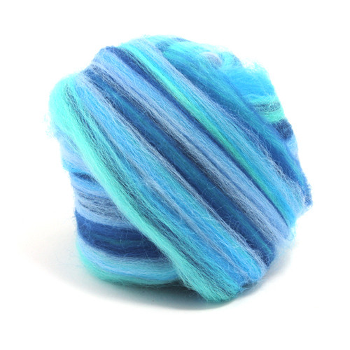 100g dyed merino wool - 100g,
