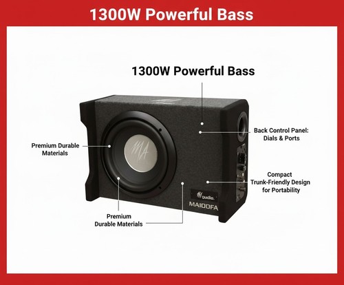 1300w car subwoofer - 1300w,