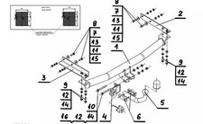 Swan Neck Tow Bar For MERCEDES
