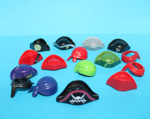 Playmobil hats head scarves - head,