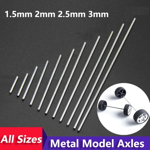 Metal round axles - metal, long