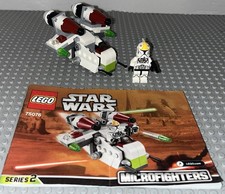 Lego 75076 Star Wars Republic Gunship Complete Set Minifigure Manual