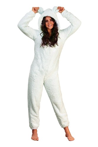 Women teddy fleece hooded - teddy,
