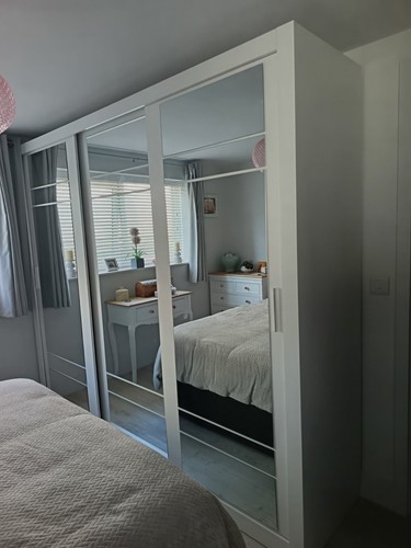 Wardrobes with mirror sliding - mirror,