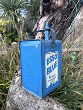 Vintage Esso Blue Paraffin Can