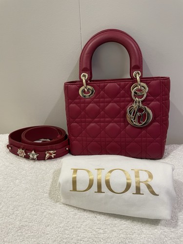 Authentic lady dior cherry - authentic, red