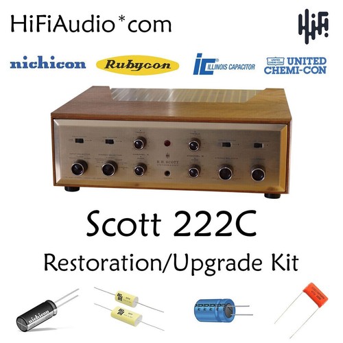Scott 222c tube amplifier - scott,