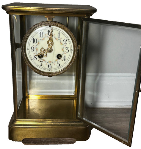 Antique french brass regulator - antique,