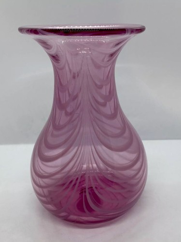 Pink glass vase adrian - vase,