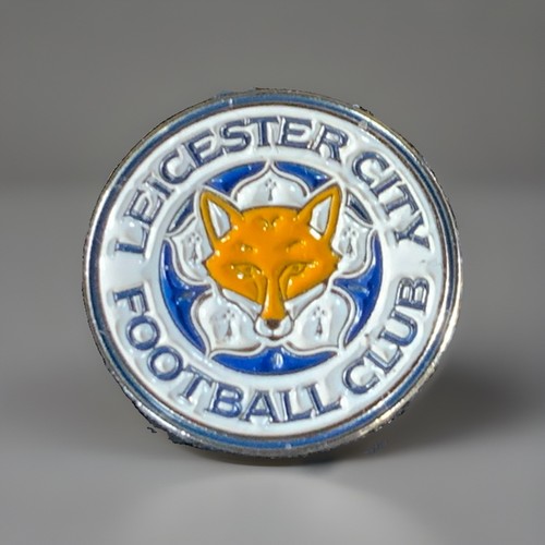 Leicester city enamel - leicester, crest