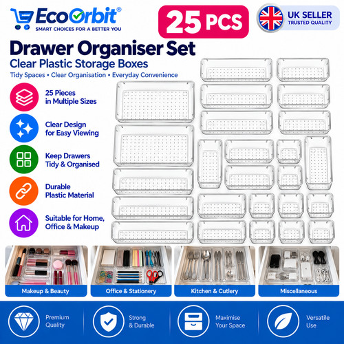 25pcs drawer organiser set - drawer,