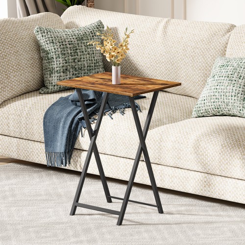 Folding snack table - side,