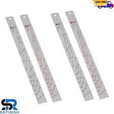 Paint Mixing Measuring Stick Double-Sided Aluminum 2:1 / 4:1 Ratio or 3:1 / 5:1