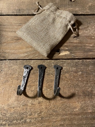 Hand forged horseshoe - horseshoe, nails