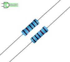 3 Watt Resistors Metal film 1% Full E24 Series available 0.1 ohm - 2.2M ohm