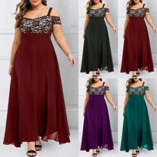 Plus Size 28 Women Sexy Maxi