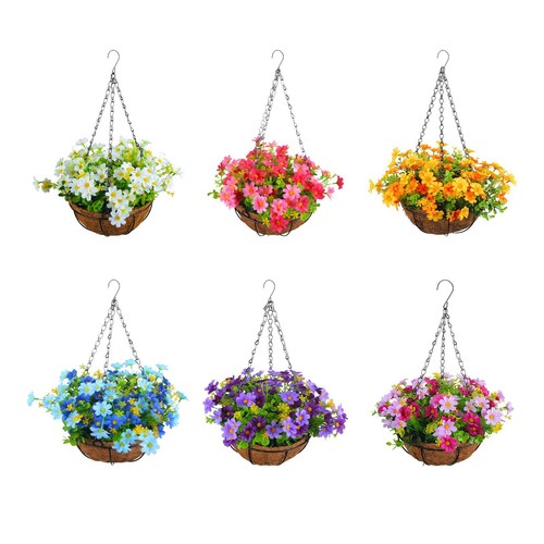 Hanging artificial flowers - hanging,