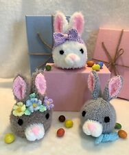 Birthday Easter Bunnies Chocolate Orange/Bath Bomb Cover KNITTING PATTERN