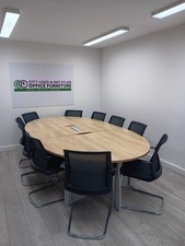10-Person Boardroom Table