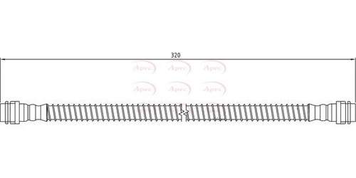 Apec rear brake - apec, hose