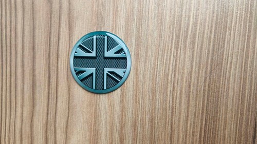 Gear rotary knob dome badge
