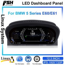 Retrofit Digital Speedometer for BMW 5 Series E60 E61 CCC/CIC Instrument Cluster